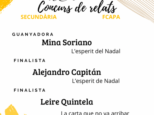 Concurs de relats secundària – FCAPA